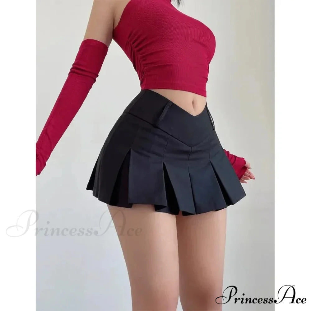 Tiny A-Line V Waist Skirt