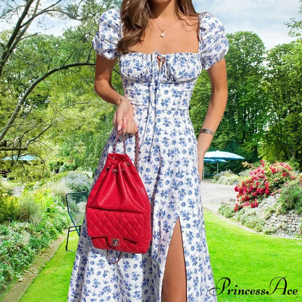 Tiny New Blossoming Narrow Fit Opening Camisole Blossoming Dress