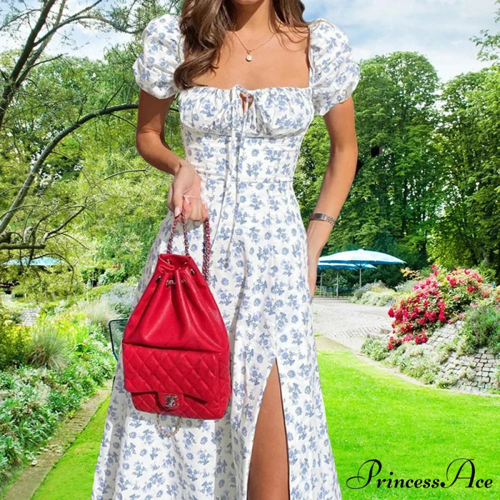 Tiny New Blossoming Narrow Fit Opening Camisole Blossoming Dress