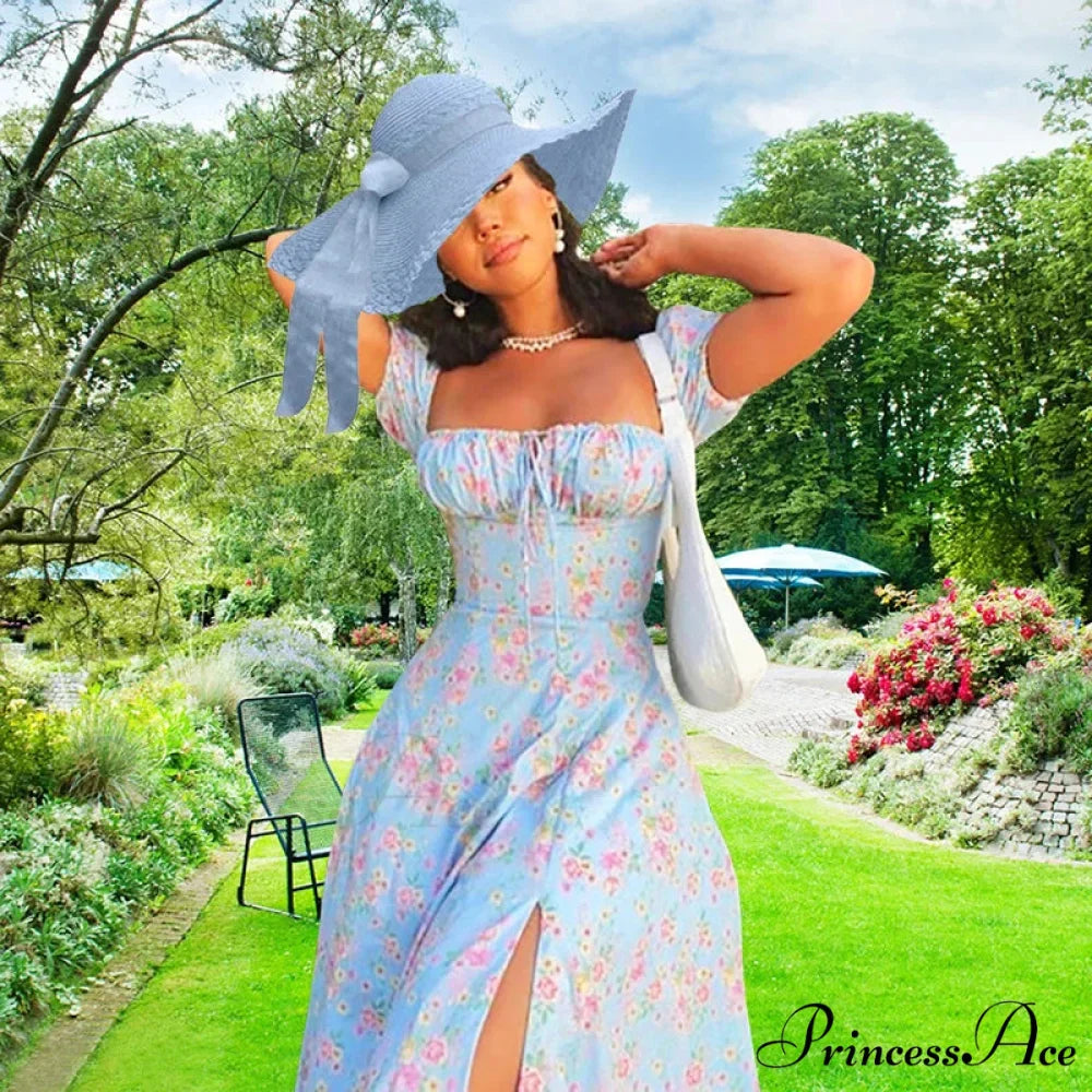 Tiny New Blossoming Narrow Fit Opening Camisole Blossoming Dress