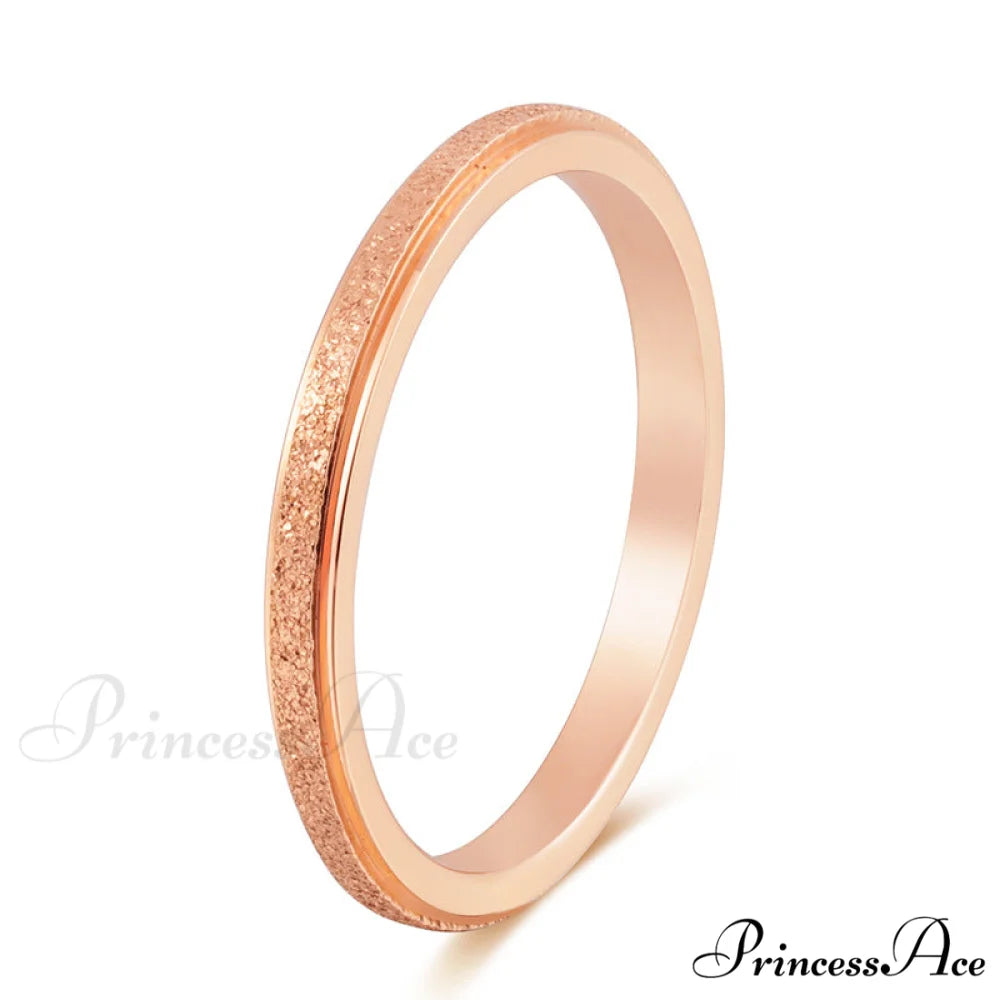 Titanium Steel Minimalist Simple Closed Rings