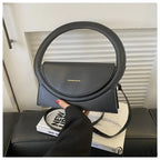 Top Brand Circular Grip High-End Leather Crossbody Purse