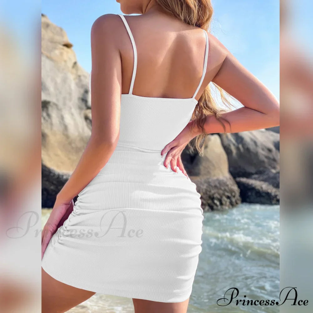 Total Dream Stylish Satin Mini Dress