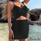 Total Dream Stylish Satin Mini Dress