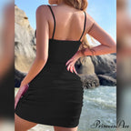 Total Dream Stylish Satin Mini Dress