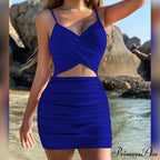 Total Dream Stylish Satin Mini Dress