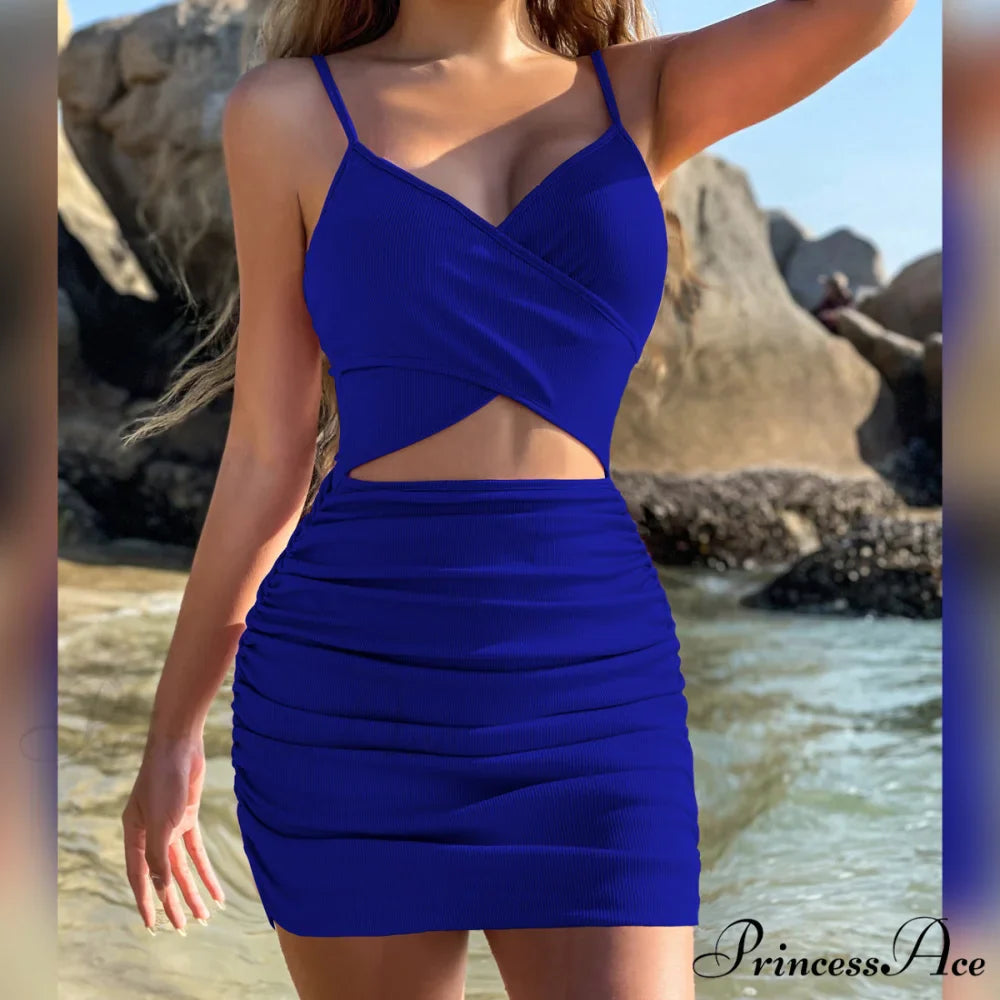 Total Dream Stylish Satin Mini Dress