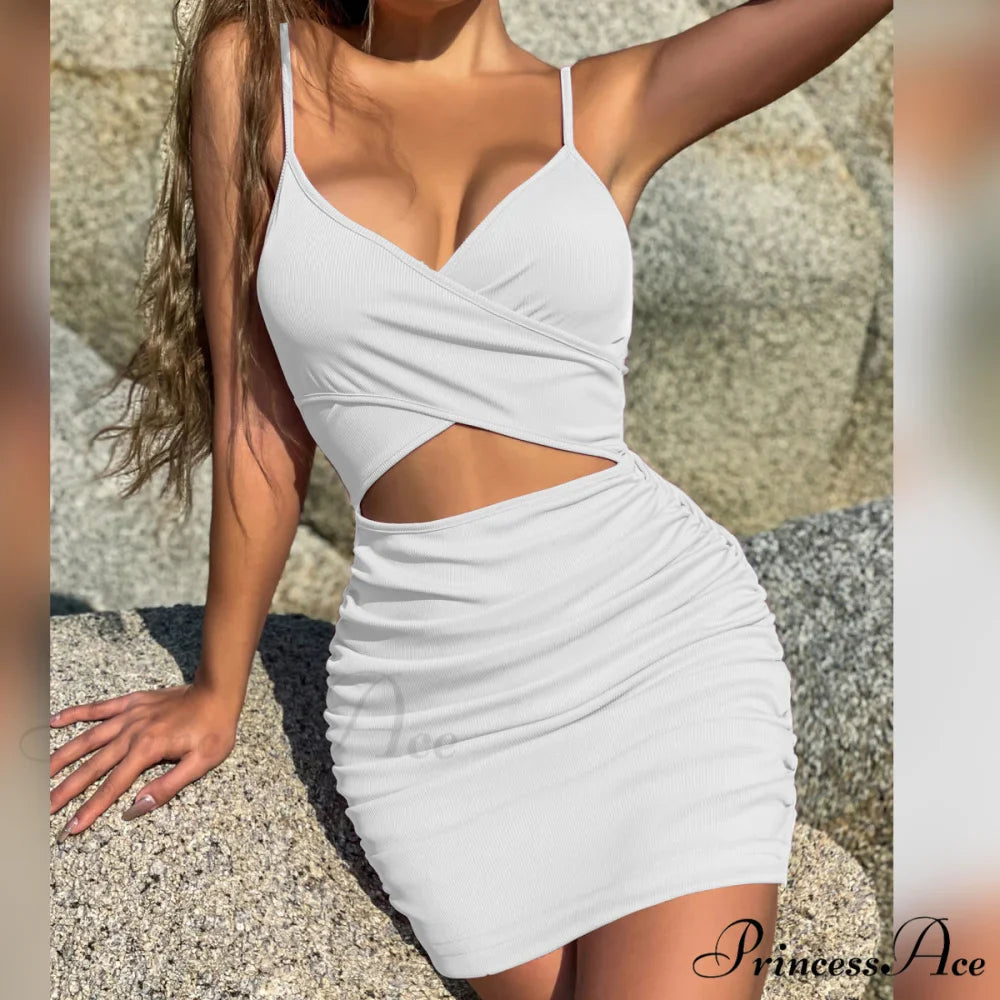 Total Dream Stylish Satin Mini Dress