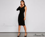 Total Showstopper Stylish One Shoulder Bodycon