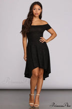 Total Twirl Stylish Glitter Skater Dress