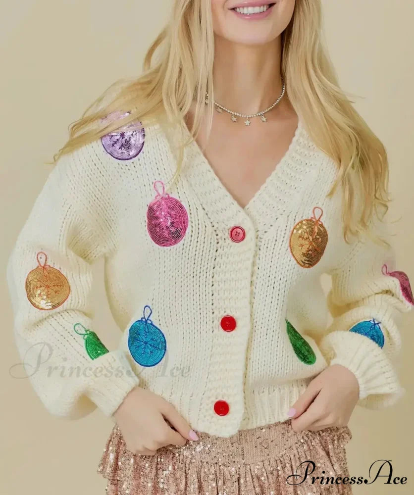 Toy Collar Bind-Up Sweater Cardigan