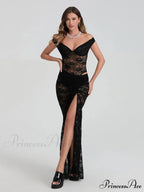 Transparent Backless Bodysuit Wrap Extended Floral Skirt