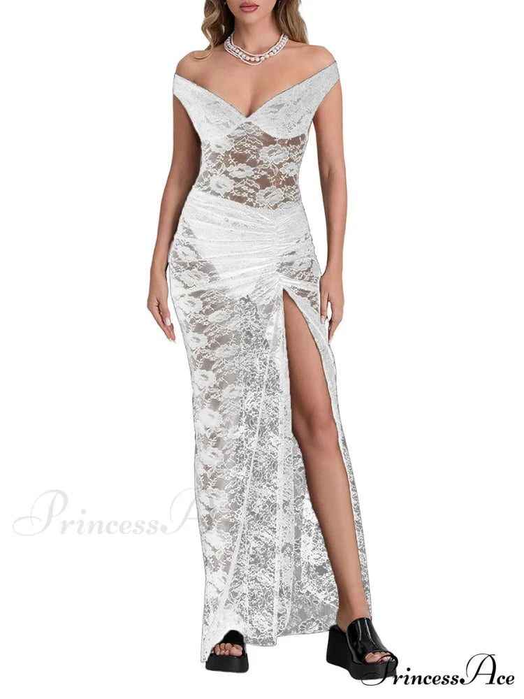 Transparent Backless Bodysuit Wrap Extended Floral Skirt