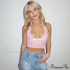 Transparent Blossoming Lace Crop Top
