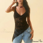 Transparent Blossoming Lace Crop Top