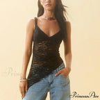 Transparent Blossoming Lace Crop Top