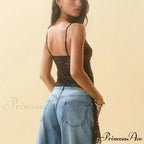 Transparent Blossoming Lace Crop Top