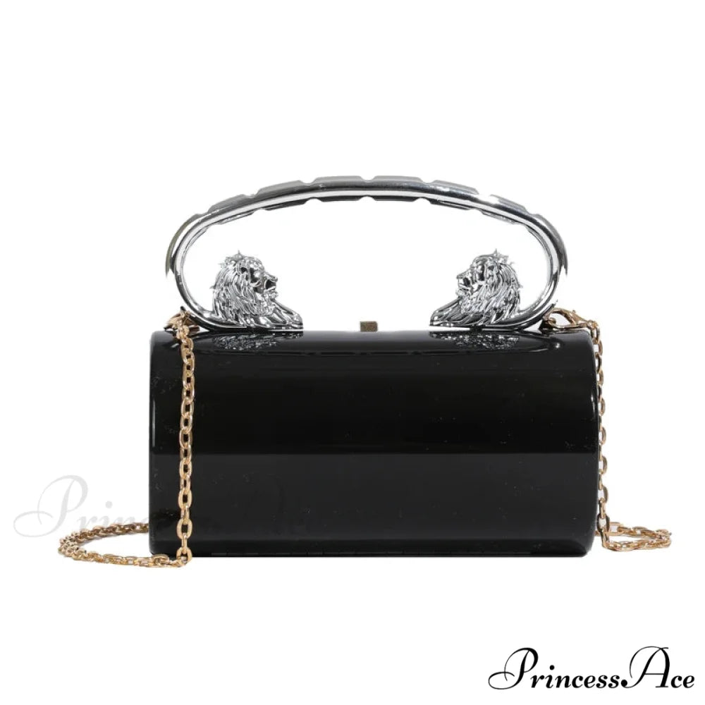 Transparent Circular Crossbody Evening Purse