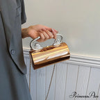 Transparent Circular Crossbody Evening Purse