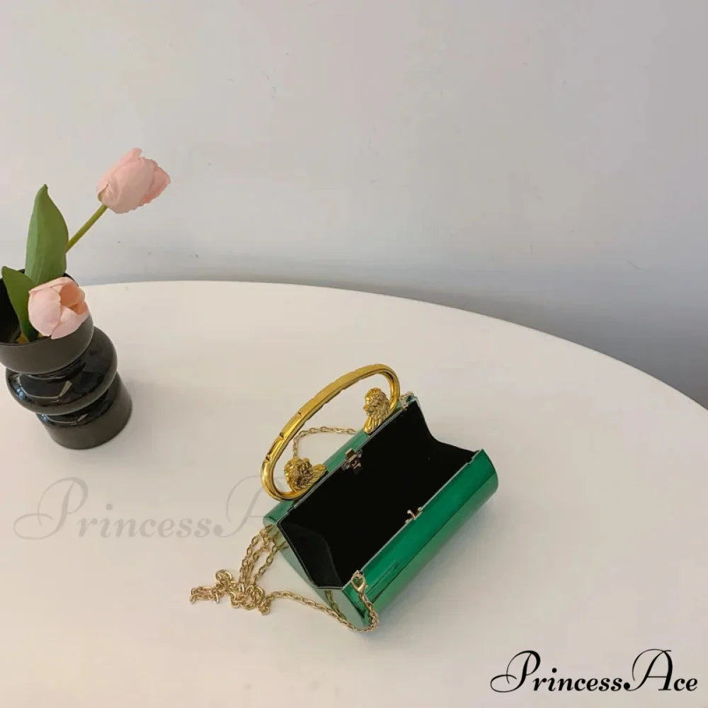 Transparent Circular Crossbody Evening Purse