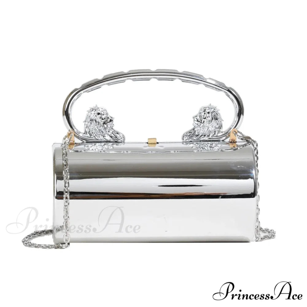 Transparent Circular Crossbody Evening Purse