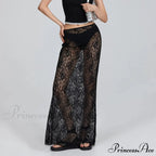 Transparent Tailored Skirt