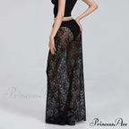 Transparent Tailored Skirt