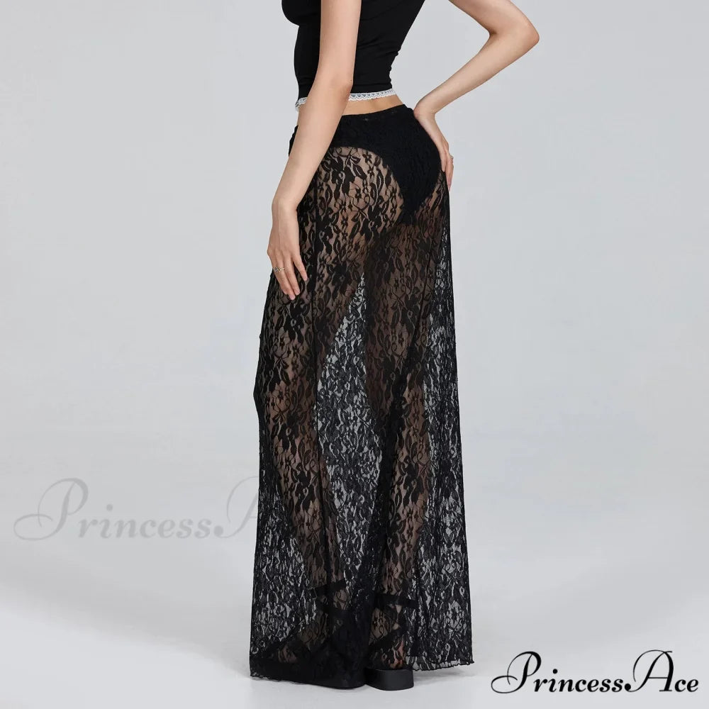 Transparent Tailored Skirt