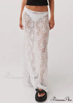 Transparent Tailored Skirt