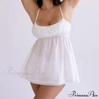 Trim Babydoll Crop Top