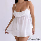 Trim Babydoll Crop Top