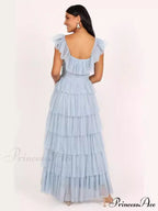 Tulle Midi Dress Charming - Light Blue