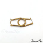 Twist U Shape Stainless Steel Simple Hoop Earrings