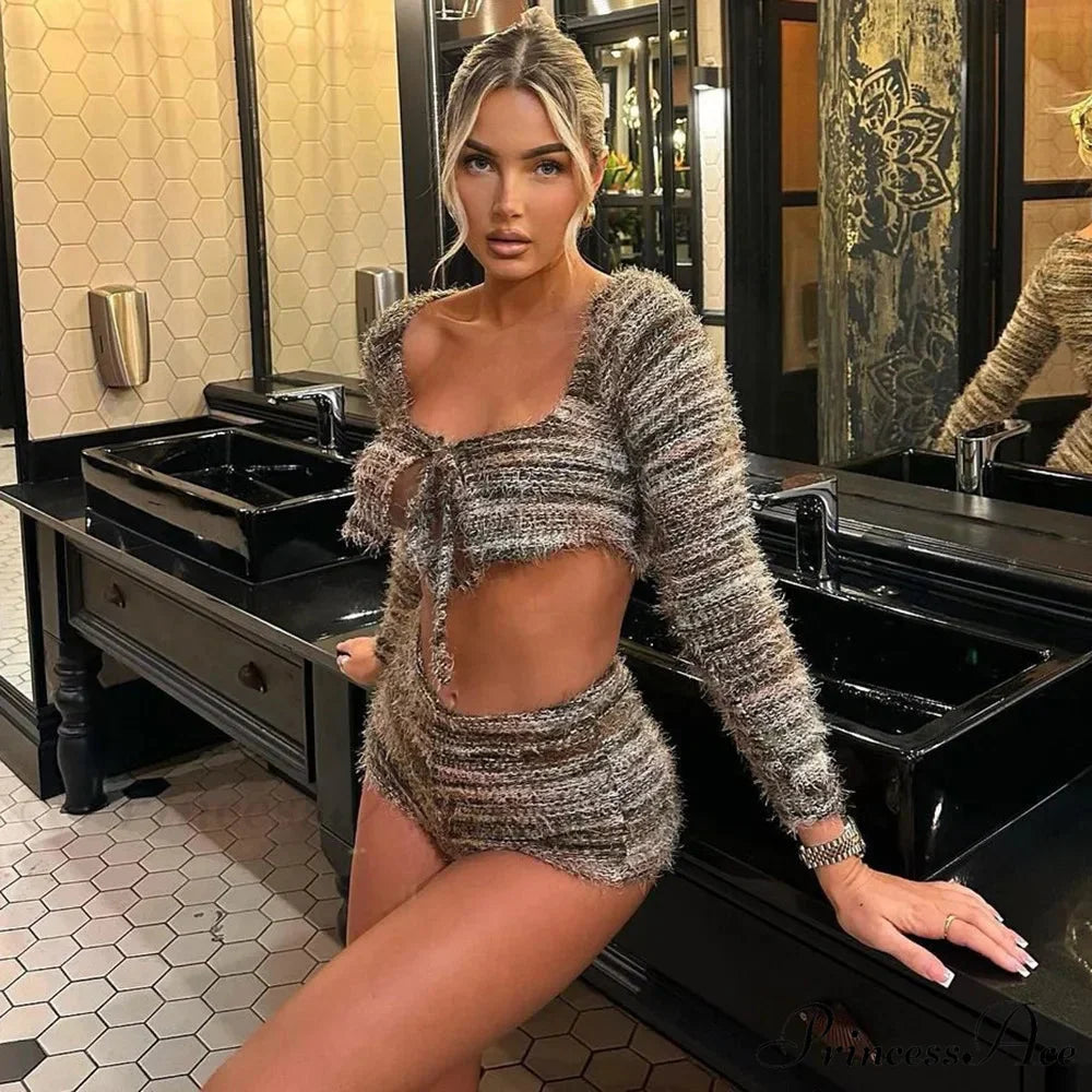 Two-Piece Knit Set Sweater