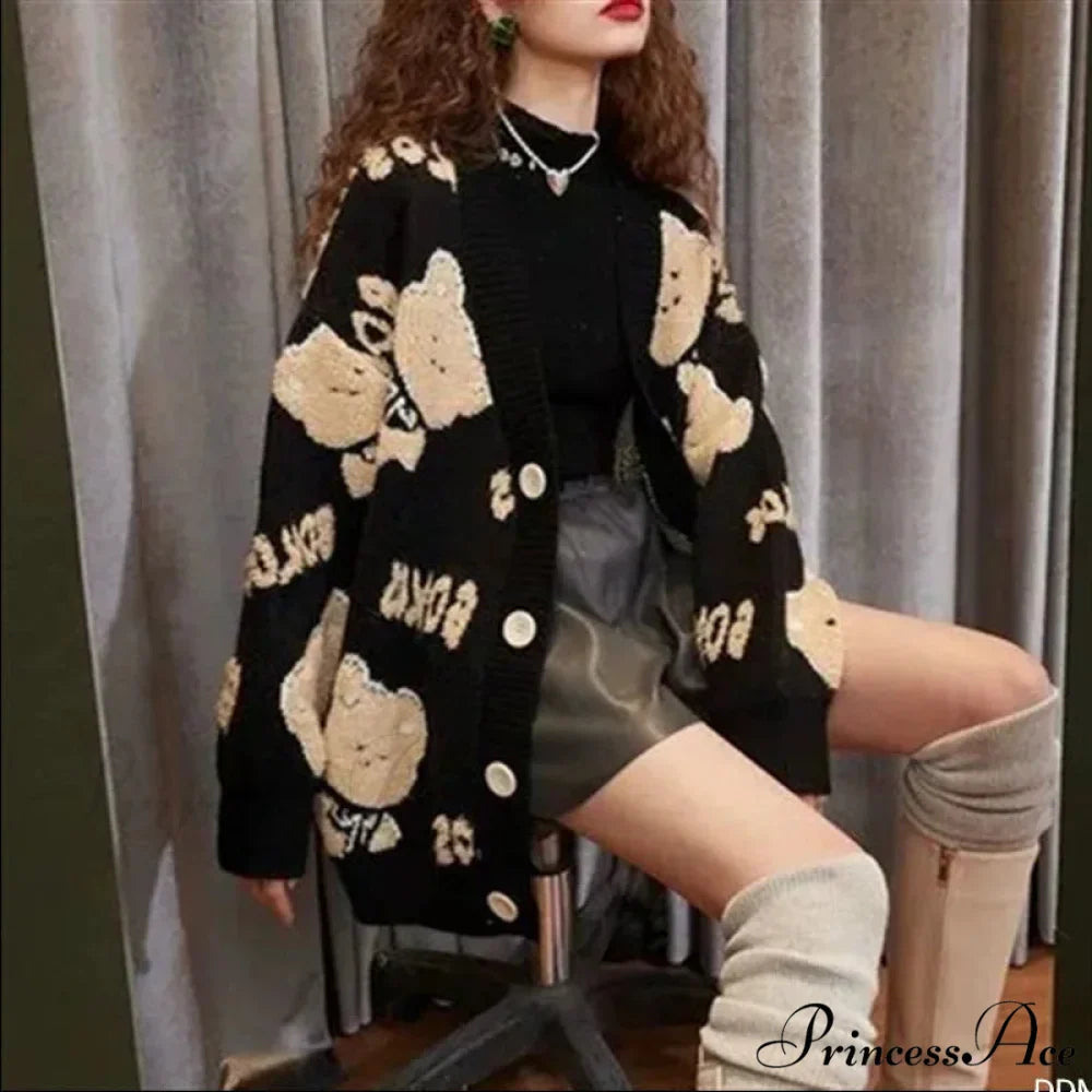 Ugly Christmas Vintage Y2K Knit Cardigan