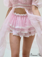 Uneven Lace Patchwork Skirt