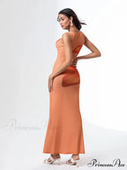 Uneven Neck Tank Sleeveless Wrap Bodycon Floral Vacation Dress