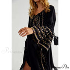 Unpredictable Backless Stitched Seaside Boho Dress