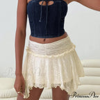 Unpredictable Gathered Uneven Skirt