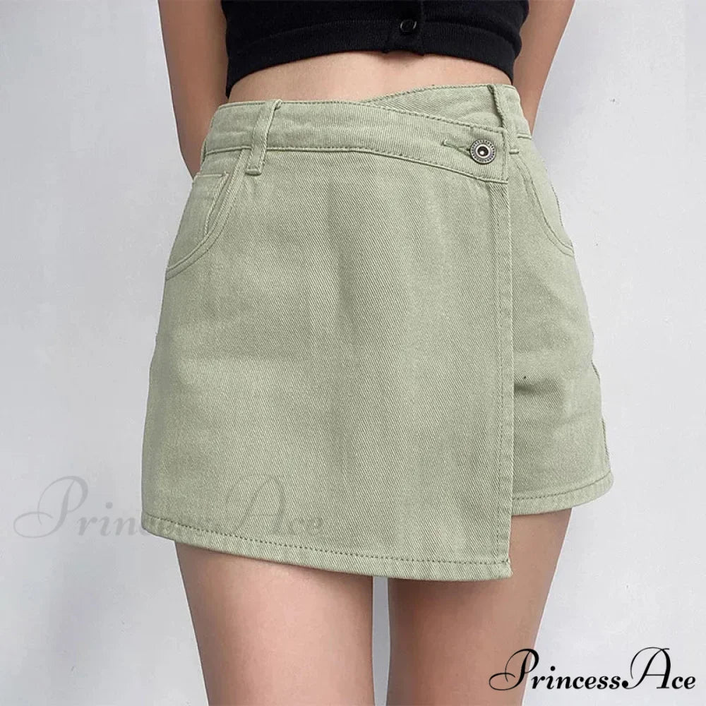 Unpredictable High Waist Denim Skirt
