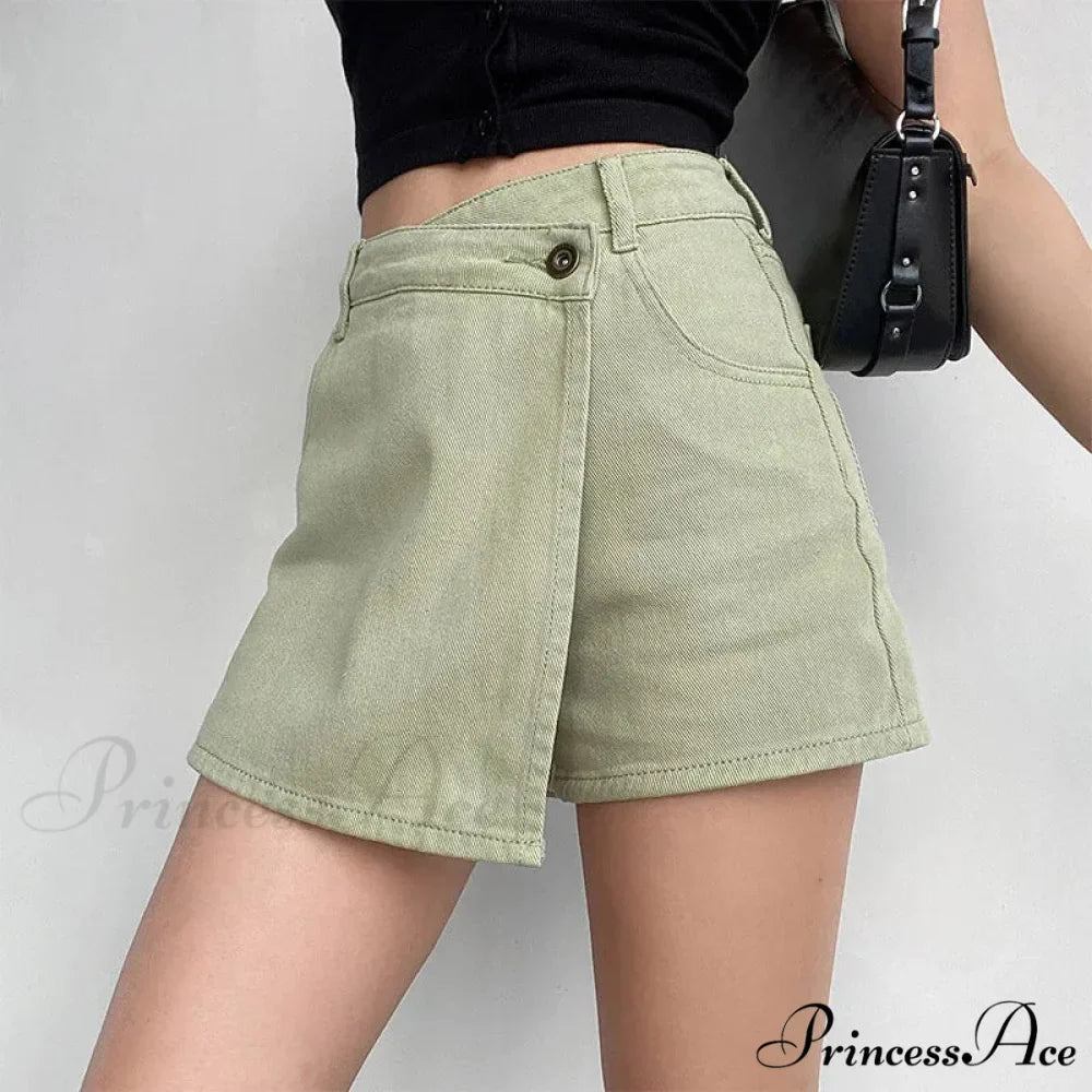 Unpredictable High Waist Denim Skirt