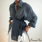 Unpredictable Solid Long Sleeve Sunscreen Blouse