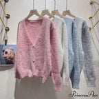 V-neck Sequin Sparkling Cardigan