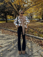 V-neck Square Printed Color Block CardiganModified Output: V-neck Square Patterned Colorful Block Sweater