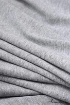 V Neck Sweatshirt Dress with Slit Hem