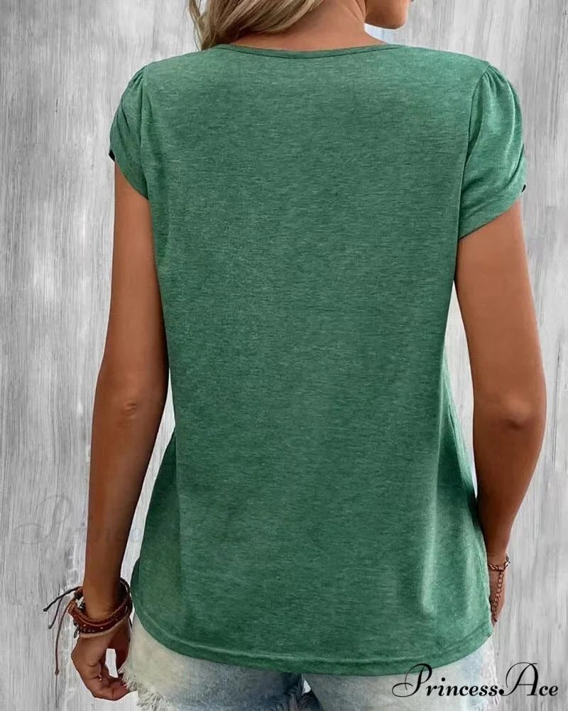 V-neck T-shirt