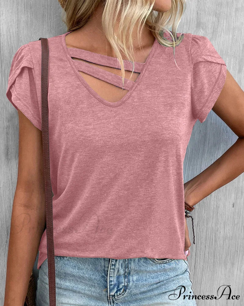 V-neck T-shirt