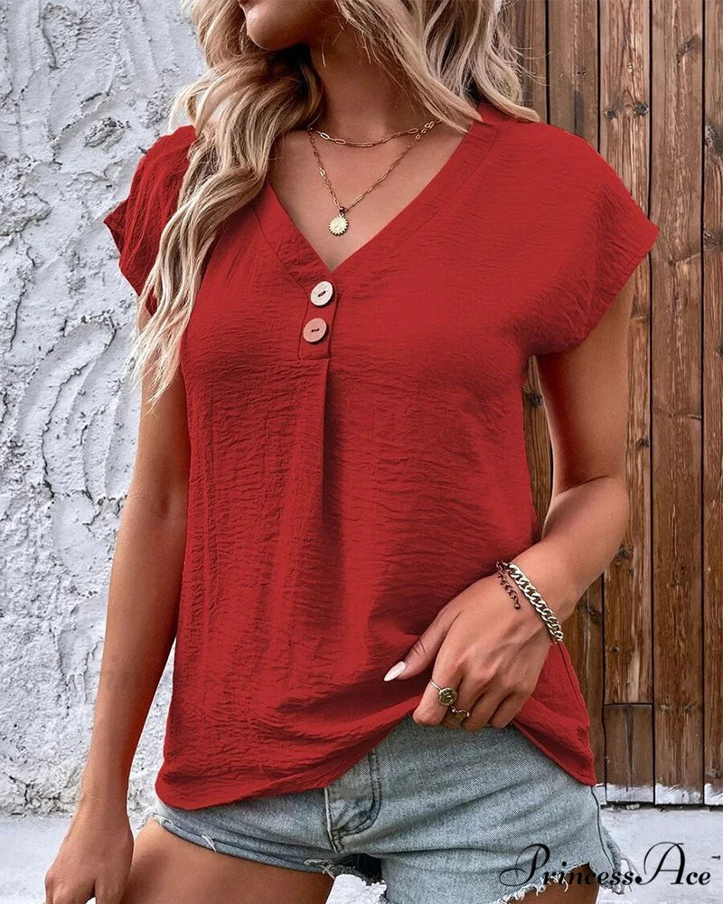 V-neck Tee
