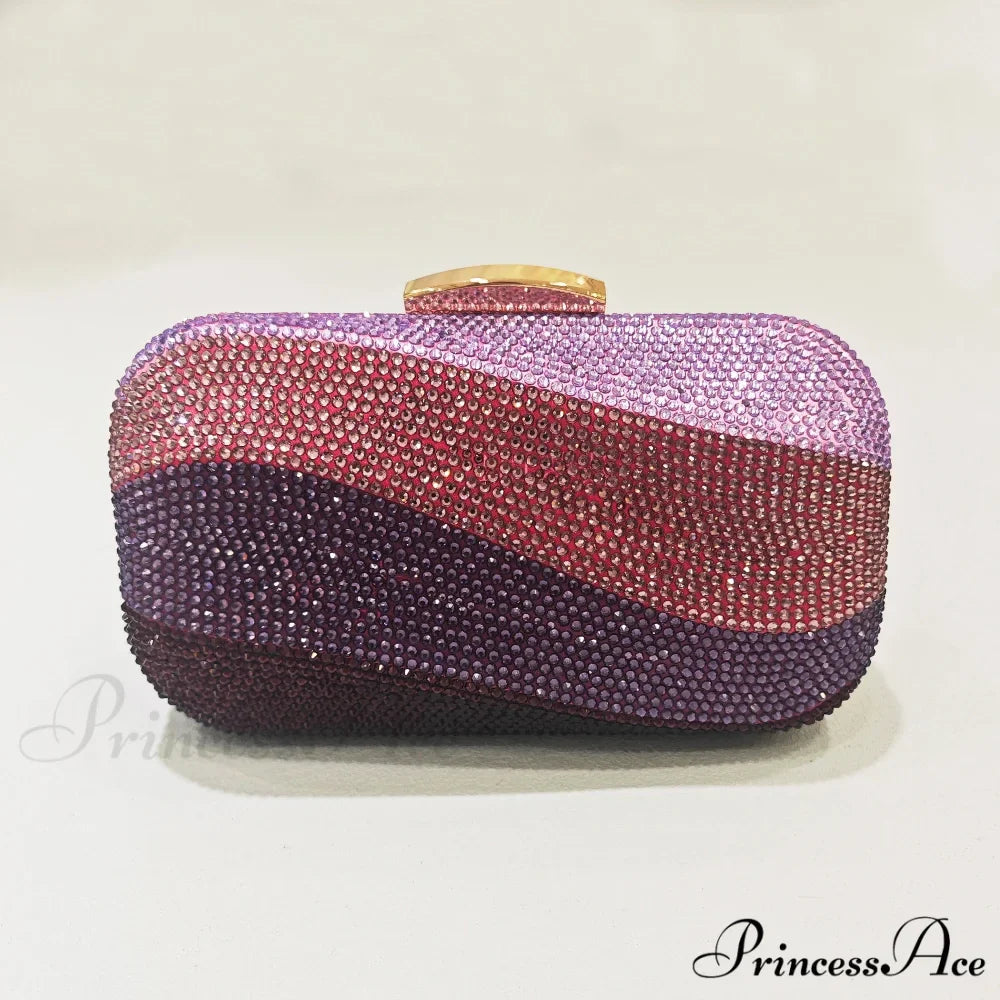 Various Shade Diamond Marriage Crystal Wristlet