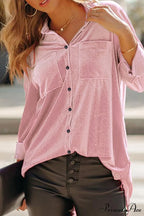 Velvet Blouse with Pockets